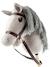 Hobby horse - cheval bâton taille S Bai+Blanc+Créme+Gris+Noir+Pie noir 23 - vertbaudet enfant 