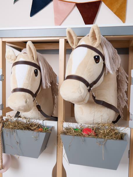 Hobby horse - cheval bâton taille S Bai+Blanc+Créme+Gris+Noir+Pie noir 14 - vertbaudet enfant 