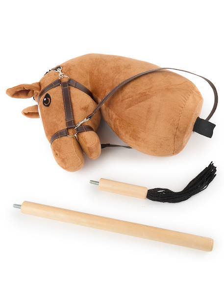 Hobby horse - Cheval bâton taille M Bai+Blanc+Créme+Gris+Noir+Pie noir 6 - vertbaudet enfant 