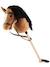 Hobby horse - cheval bâton taille S Bai+Blanc+Créme+Gris+Noir+Pie noir 1 - vertbaudet enfant 