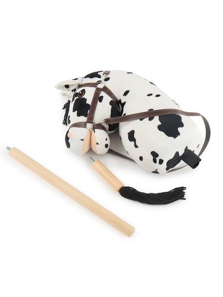 Hobby horse - Cheval bâton taille M Bai+Blanc+Créme+Gris+Noir+Pie noir 36 - vertbaudet enfant 