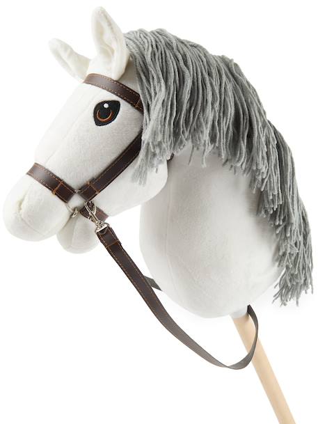 Hobby horse - Cheval bâton taille M Bai+Blanc+Créme+Gris+Noir+Pie noir 11 - vertbaudet enfant 