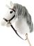Hobby horse - Cheval bâton taille M Bai+Blanc+Créme+Gris+Noir+Pie noir 11 - vertbaudet enfant 