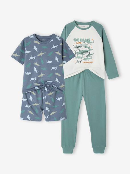 Garçon-Lot de 2 pyjamas garçon en coton