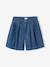 Ensemble short chemise fille denim léger bleu moyen 5 - vertbaudet enfant 