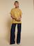 T-shirt manches courtes coton bio olive 6 - vertbaudet enfant 