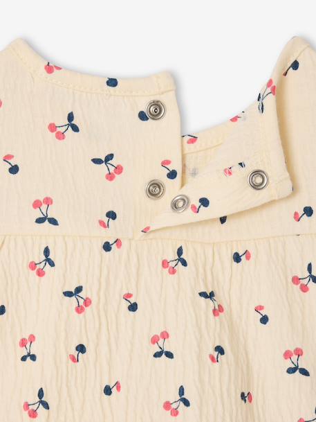 Ensemble bébé fille T-shirt short bandeau bleu ardoise 7 - vertbaudet enfant 