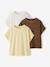 Lot de 3 T-shirts manches courtes fille Jonen marron 1 - vertbaudet enfant 