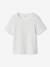 Lot 3 T-shirt côtelé écru 4 - vertbaudet enfant 