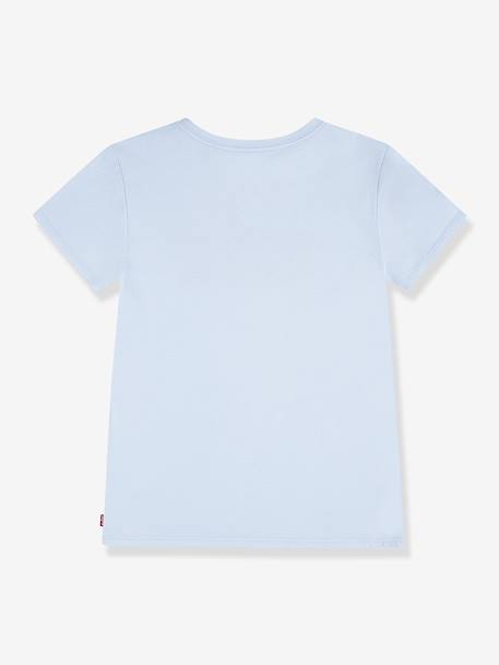 T-shirt Batwing fille Levi's blanc+bleu ciel+vert 5 - vertbaudet enfant 