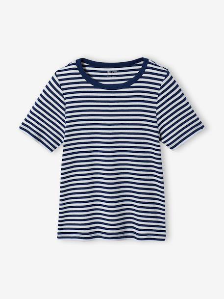 Lot 3 T-shirt côtelé écru 3 - vertbaudet enfant 