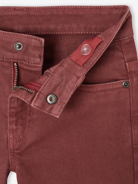 Bermuda garçon 5 poches argile+bleu grisé+terracotta+vert émeraude 15 - vertbaudet enfant 