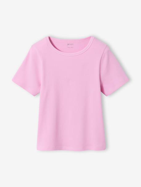 Lot 3 T-shirt côtelé écru 5 - vertbaudet enfant 