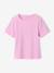Lot 3 T-shirt côtelé écru 5 - vertbaudet enfant 