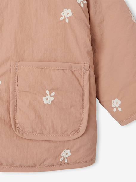 Veste brodée bébé fille noix de pécan 5 - vertbaudet enfant 
