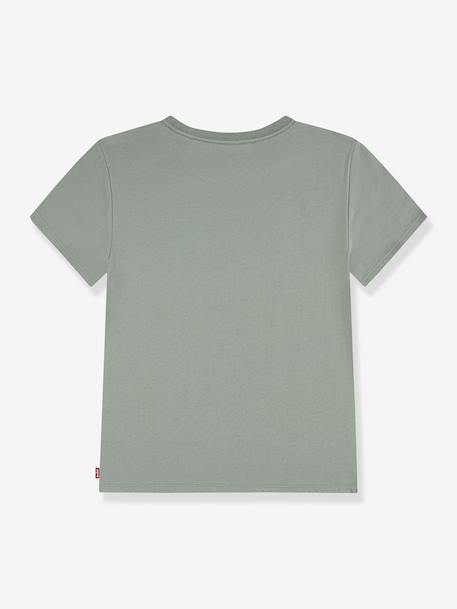 T-shirt Batwing fille Levi's blanc+bleu ciel+vert 8 - vertbaudet enfant 
