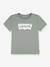 T-shirt Batwing fille Levi's blanc+bleu ciel+vert 7 - vertbaudet enfant 