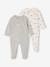 Lot de 2 pyjamas dors-bien bébé naissance gris chiné 1 - vertbaudet enfant 