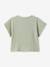 Blouse manches courtes blanc imprimé+vert amande 8 - vertbaudet enfant 