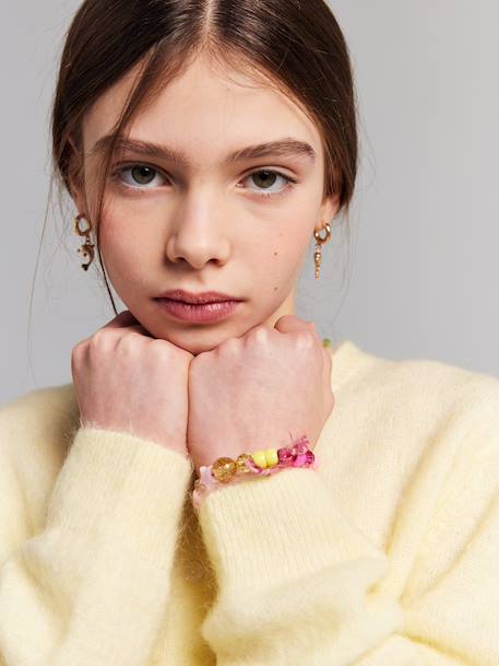Gilet boutonné jaune pâle 2 - vertbaudet enfant 