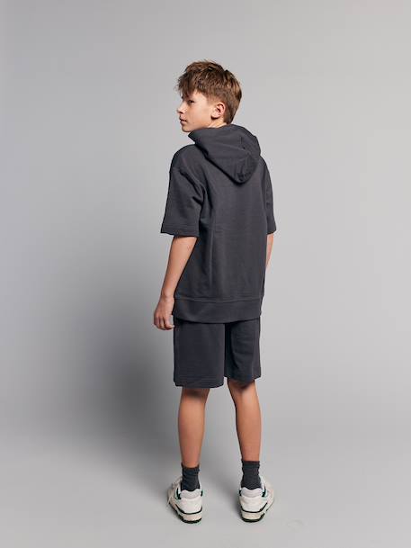 Ensemble short sweat manches courtes anthracite 10 - vertbaudet enfant 