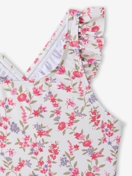 Maillot de bain 1 pièce à volants multicolore 4 - vertbaudet enfant 