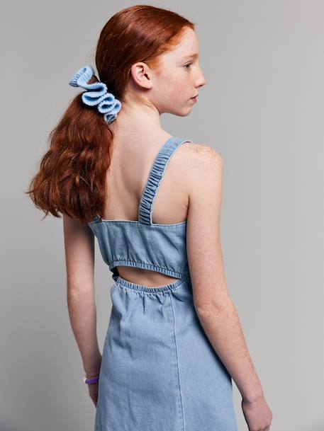 Robe ouverture dos bleu clair 8 - vertbaudet enfant 