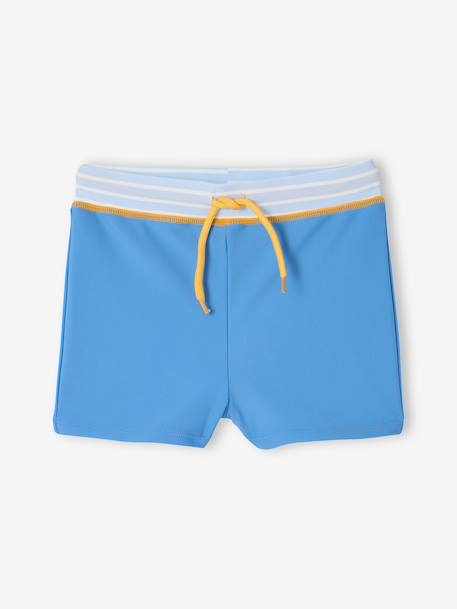 Ensemble manches longues short anti UV bleu azur 3 - vertbaudet enfant 