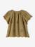 Blouse manches courtes broderie anglaise kaki 3 - vertbaudet enfant 