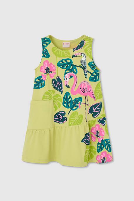 Robe maille Vert 1 - vertbaudet enfant 