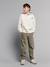 Sweat capuche garçon oversize imprimé dos écru 7 - vertbaudet enfant 