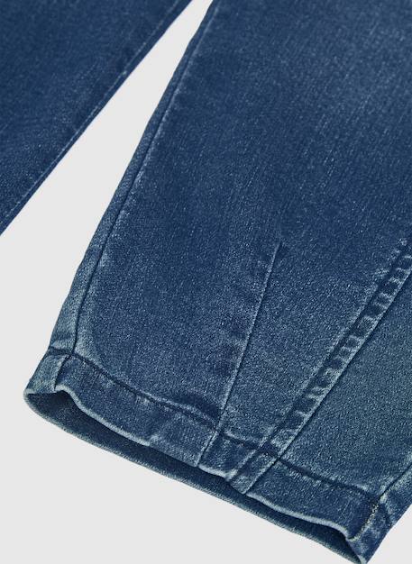 Pantalon pour enfant en denim Bleu 4 - vertbaudet enfant 