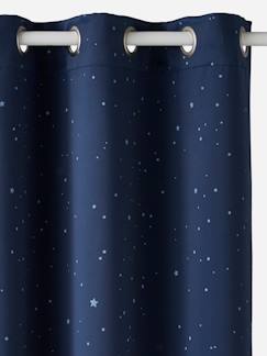 etoile polaire bb-Linge de maison et décoration-Décoration-Rideau-Rideau à œillets occultant phosphorescent imprimé étoile