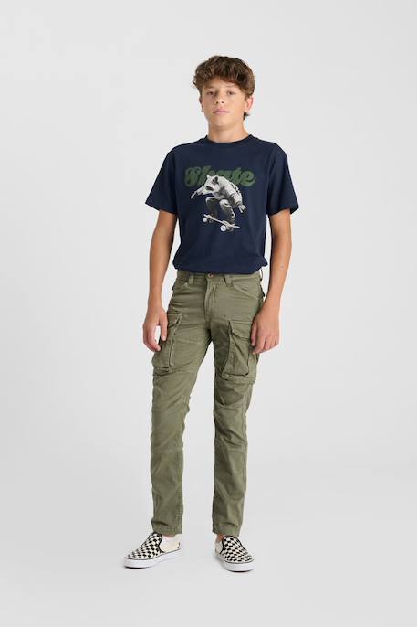 Pantalon cargo aaran Khaki 2 - vertbaudet enfant 