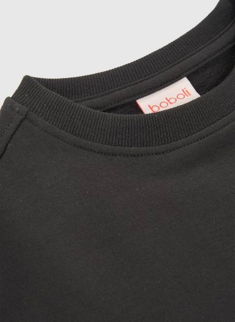 Sweatshirt pour fille Noir 3 - vertbaudet enfant 