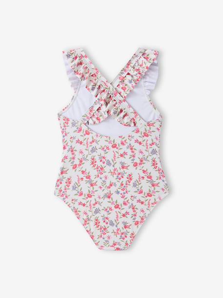 Maillot de bain 1 pièce à volants multicolore 3 - vertbaudet enfant 