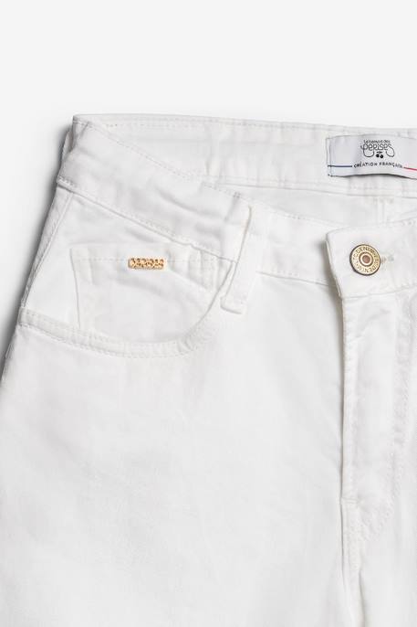 Jeans droite pulp slim, longueur 34 White 4 - vertbaudet enfant 
