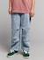 Pantalon parachute denim denim bleached 6 - vertbaudet enfant 