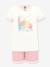 Pyjama short fille blanc 1 - vertbaudet enfant 