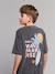 T-shirt oversize garçon coton anthracite+vieux rose 7 - vertbaudet enfant 