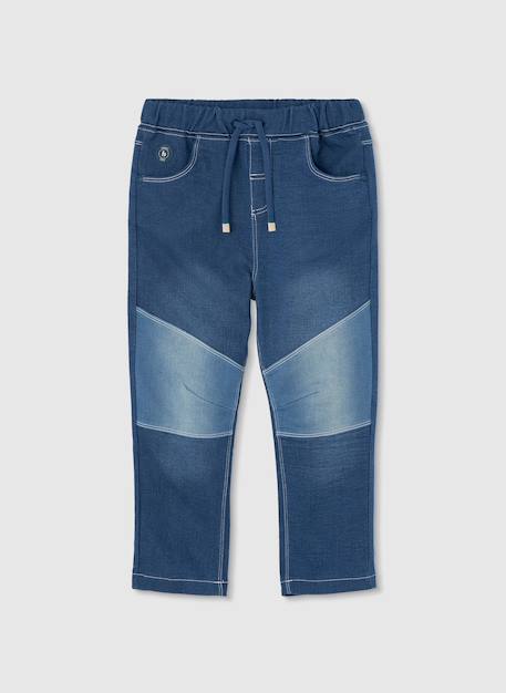 Pantalon enfant denim Bleu 1 - vertbaudet enfant 