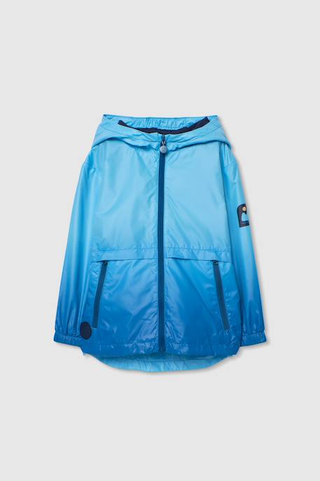 Parka enfant tissu technique Bleu 1 - vertbaudet enfant 
