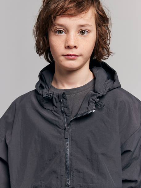 Coupe vent garçon à enfiler anthracite 2 - vertbaudet enfant 
