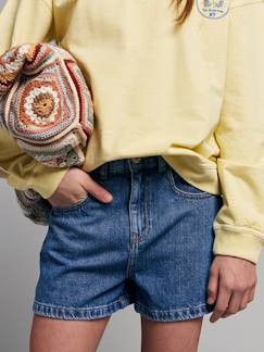 -Short enfant en denim coton
