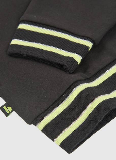 Sweatshirt pour fille Noir 4 - vertbaudet enfant 