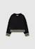 Sweatshirt pour fille Noir 1 - vertbaudet enfant 