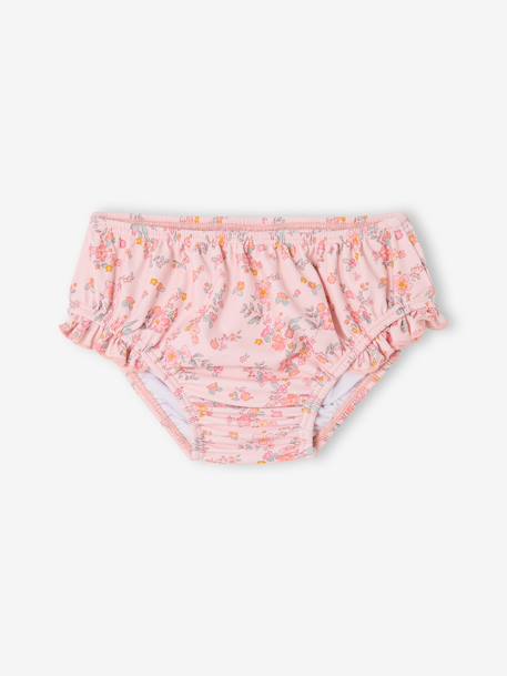 Maillot bain anti uv 3 pièces rose poudré 4 - vertbaudet enfant 