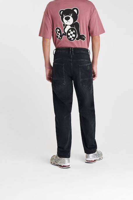 Jeans loose, large noah, longueur 34 Black / black 4 - vertbaudet enfant 