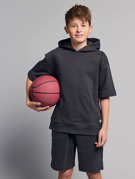 Ensemble short sweat manches courtes anthracite 3 - vertbaudet enfant 