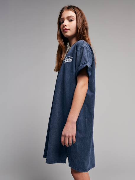 Robe T-shirt marine 6 - vertbaudet enfant 